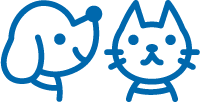 犬と猫のイラスト
